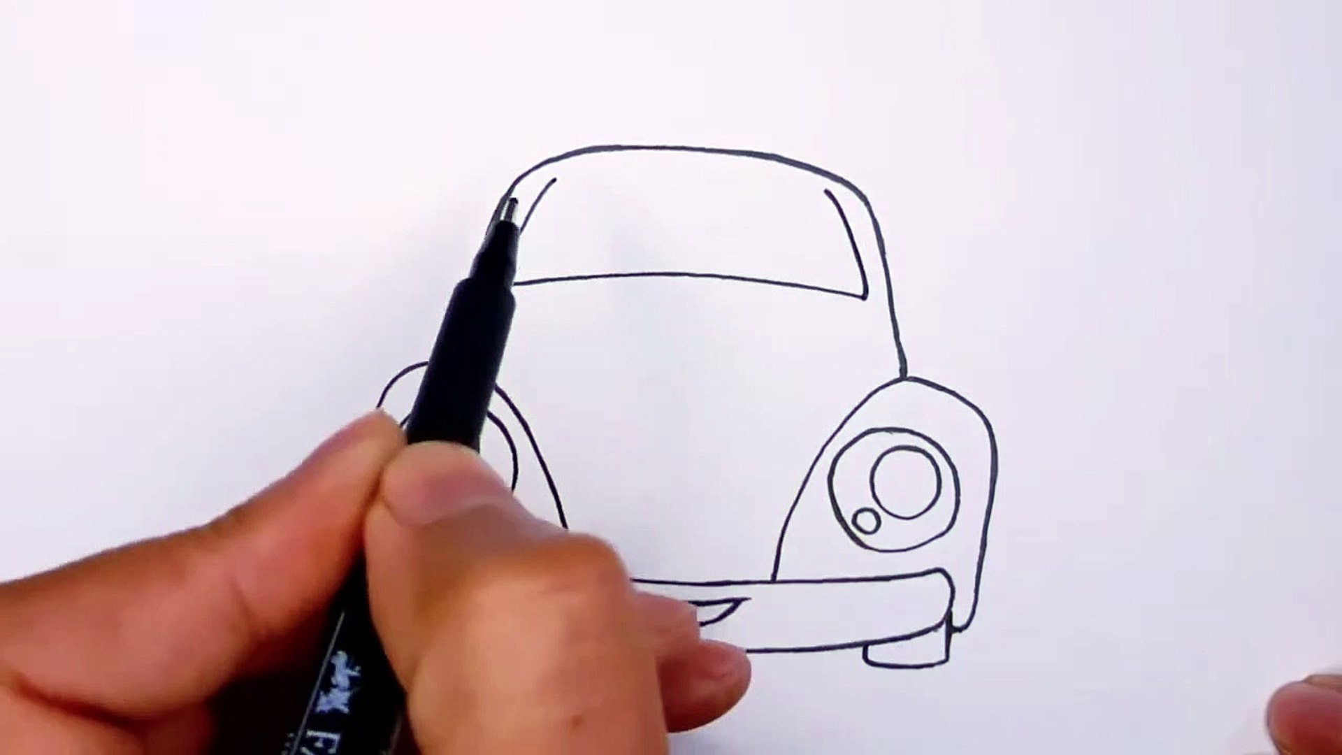 رسم سهل | كيفية رسم سيارة بطريقة سهلة مع التلوين | رسم بالرصاص | كراسات رسم  | تعليم الرسم - video Dailymotion