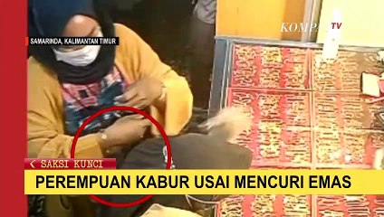 Tanpa Bayar, Perempuan Ini Pakai dan Bawa Kabur Gelang Emas