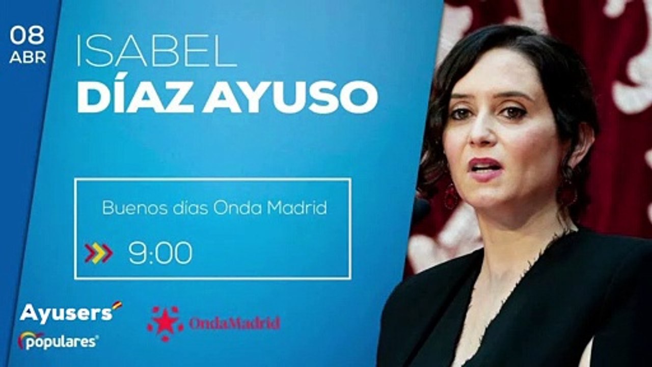 Entrevista a Isabel Díaz Ayuso en Onda Madrid