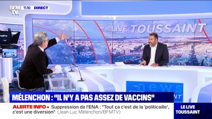 "Ce n'est pas de la colère, c'est du raisonnement", Jean-Luc Mélenchon - 08/04