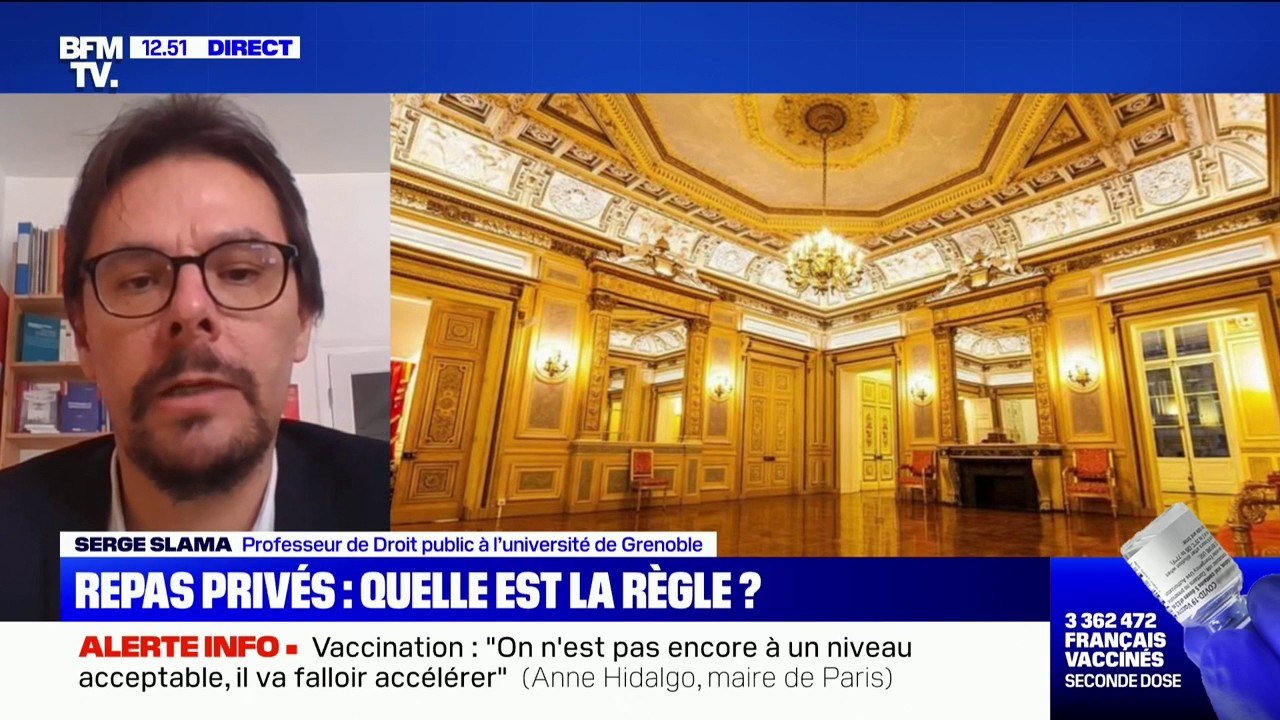 Repas privés: quelle est la règle ?