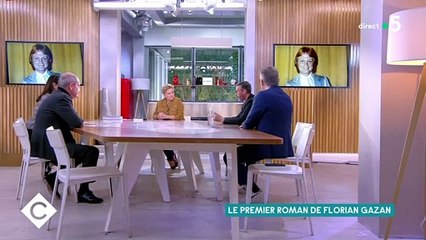 Florian Gazan sur le plateau de l'émission "C à Vous", sur France 5.