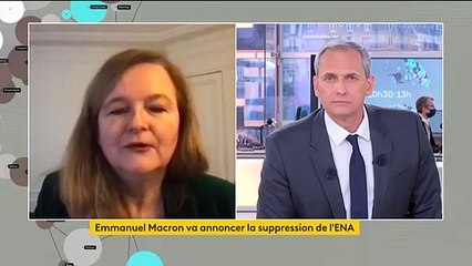Suppression de l'ENA : "Je suis favorable à un grand coup de pied dans la fourmilière", réagit Nathalie Loiseau