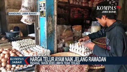 Menjelang Ramadan di Garut Harga Telur Ayam Naik