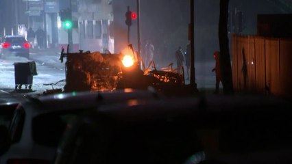 Police attacked in Belfast on Wednesday night