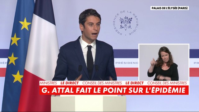 Gabriel Attal : «Nous commençons à observer les premiers effets positifs des mesures de freinage qui ont été mises en place le 20 mars dernier dans les 16 premiers départements qui les ont connues»