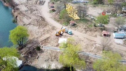 Kızılırmak Nehri üzerine 67 milyon liralık 'Millet Bahçesi' inşa ediliyor