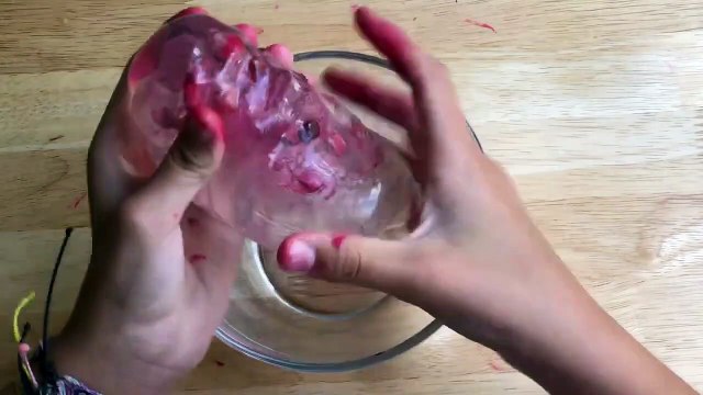 Mixing Mini Lipsticks W/ Clear Slime 5 Minute Crafts Slime - Asmr Visual Triggers #Slime #Asmr
