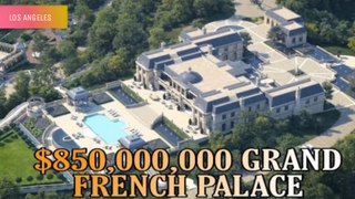 $850,000,000 Grand French Palace in Los Angeles | Recorded as the biggest and Most expensive house ✨