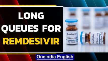 Remdesivir: Long queues for essential drug amid second wave | Oneindia News