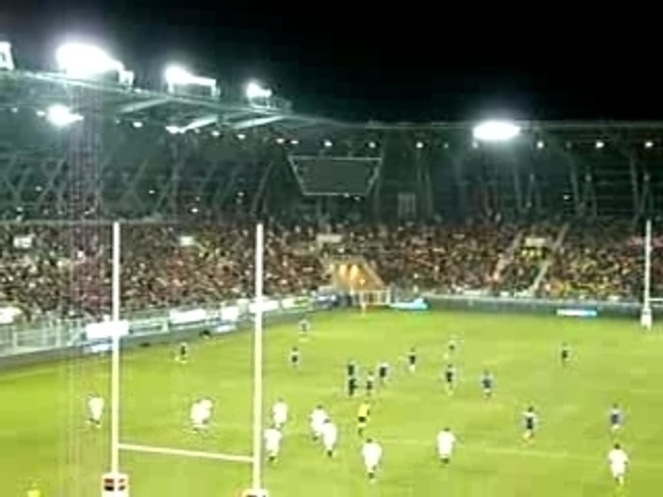 Pénalité Bélie France-Angleterre U20ans Stade des Alpes