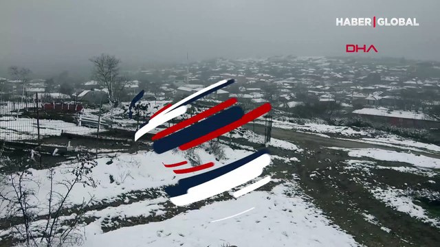 Balkanlar üzerinden gelen kar ile Trakya bembeyaz