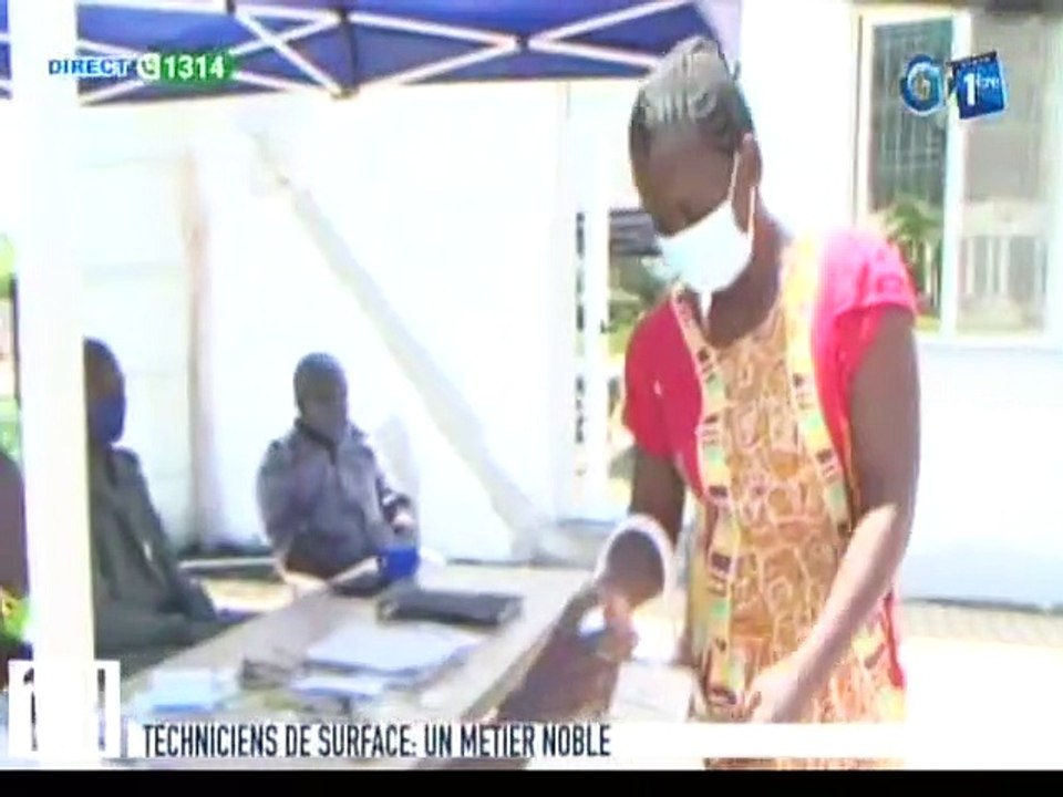 RTG/ Zoom sur le noble métier de technicien de surface