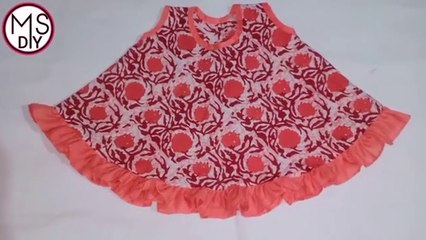 Baby frock Baby jabala cutting and stitching