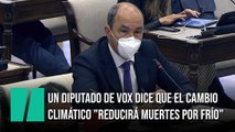 Un diputado de Vox, sobre el cambio climático: 