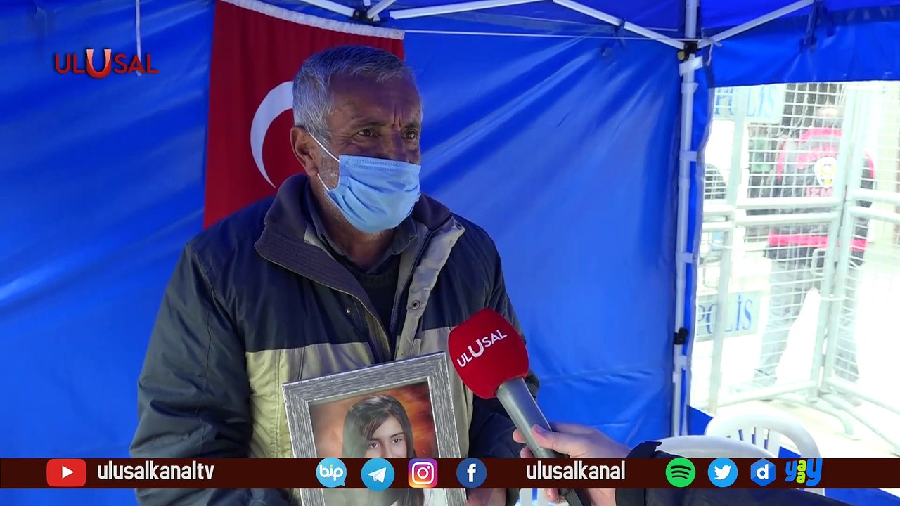 İzmir'de evlat nöbeti için çadır kuruldu