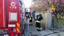 Quartu Sant'Elena (CA) - Incendio in struttura in disuso (08.04.21)