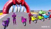Homem Aranha Com Motos! Spiderman Hulk Ironman And Motorcycle Obstacles Challenge - Gta 5