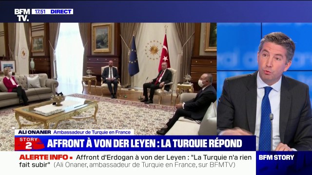 Rencontre Erdogan-Von der Leyen: pour l'ambassadeur de Turquie en France, le président Erdogan n'était probablement pas personnellement au courant de qui allait s'asseoir où