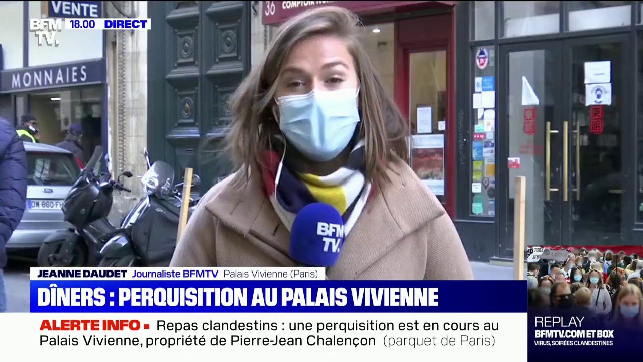 Dîners clandestins: une perquisition est en cours au palais Vivienne