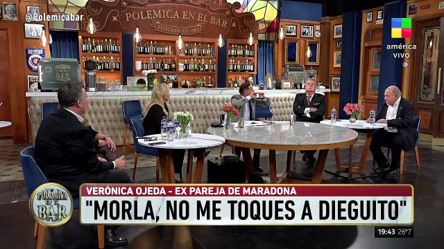 Tenso cruce entre Verónica Ojeda y Chiche Gelblung por la muerte de Maradona