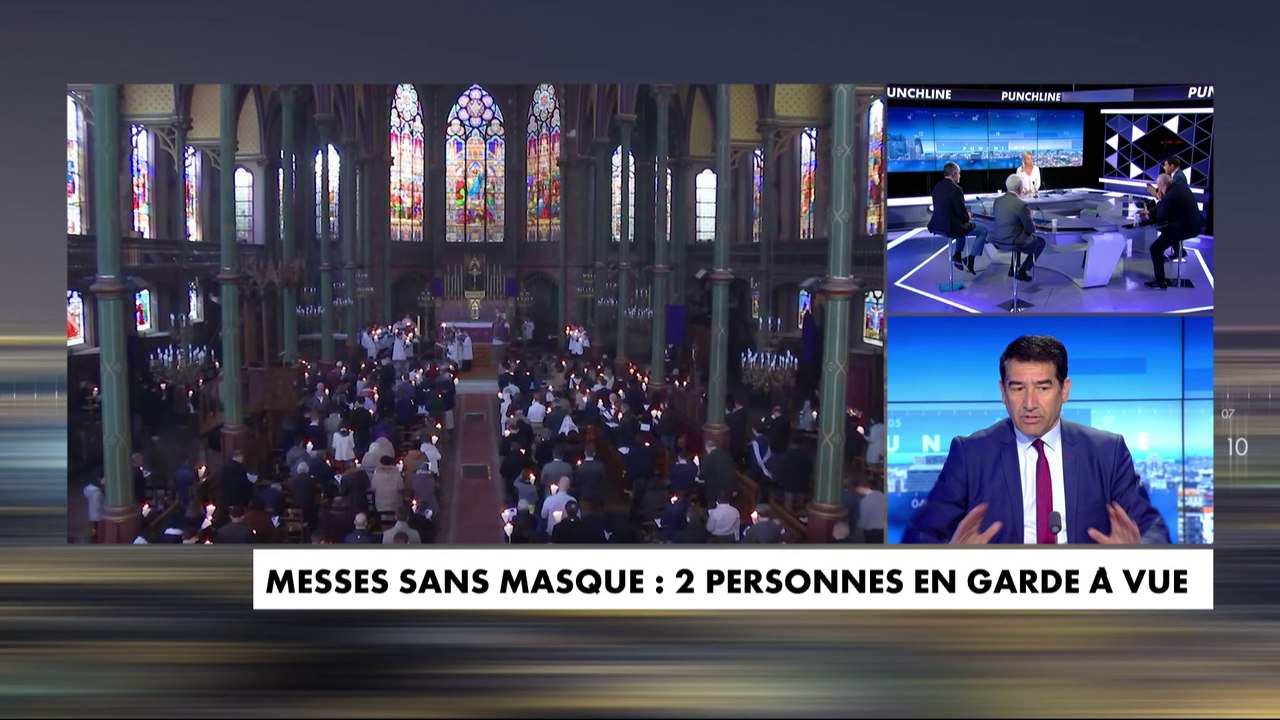 Messes sans masques : « Je veux croire que c'est un cas isolé (...) La distanciation est respectée dans les lieux de culte » assure Karim Zeribi : , dans #Punchline