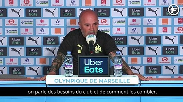 Jorge Sampaoli évoque le futur de l'Olympique de Marseille