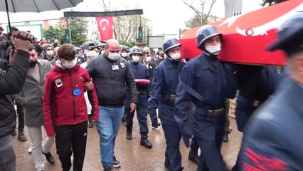 Bakan Soylu şehit Gökhan Çakır'ın cenazesine katıldı