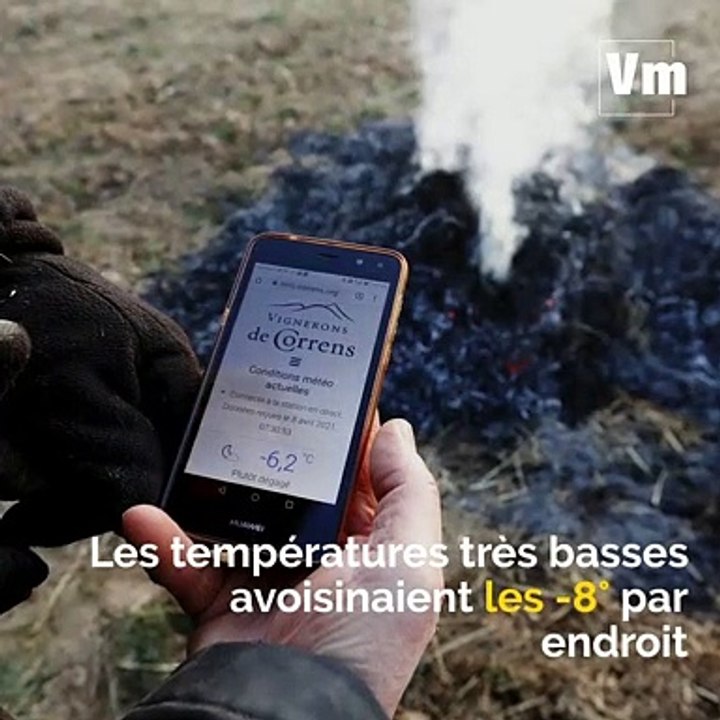À Correns, les vignerons on lutté toute la nuit contre le gel pour préserver leurs récoltes... en vain