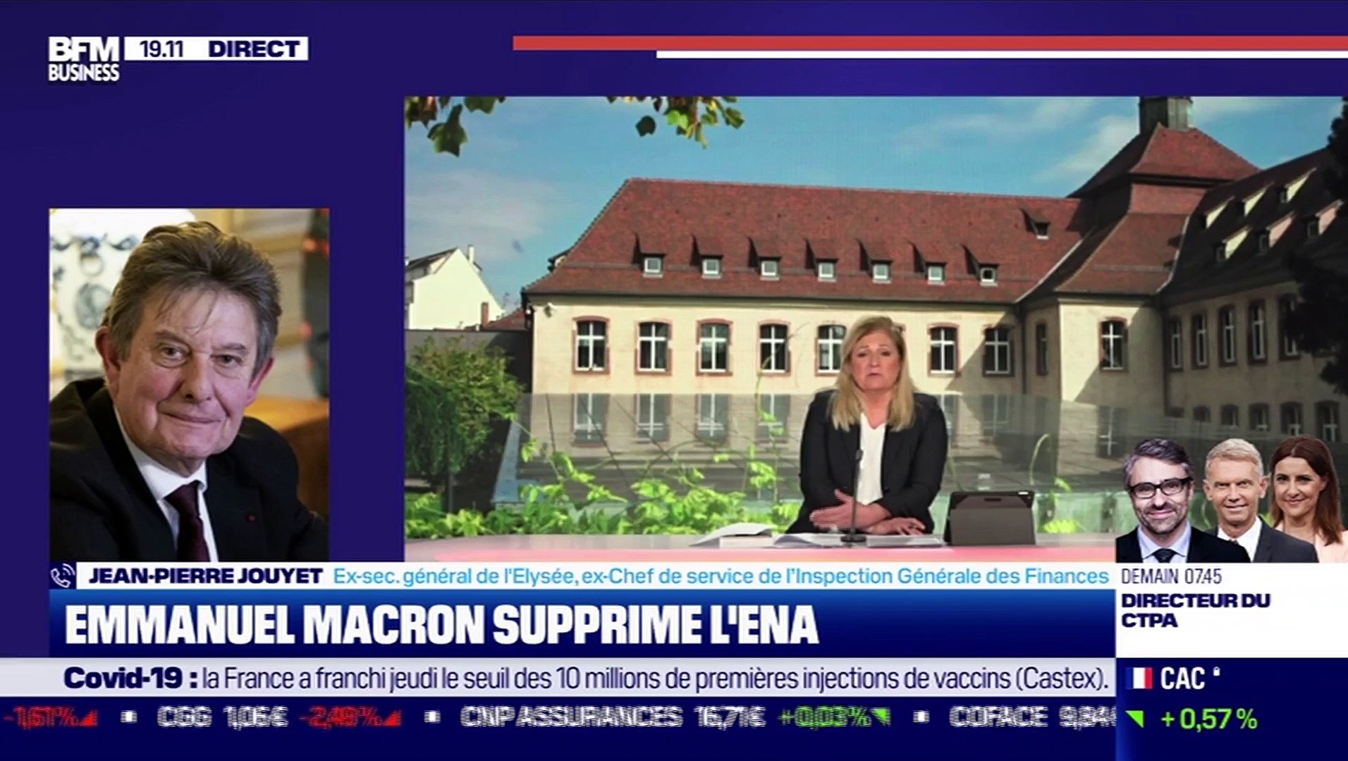 Jean-Pierre Jouyet (ex-secrétaire général de l'Élysée) : Emmanuel Macron  supprime l'ENA - 08/04 - Vidéo Dailymotion