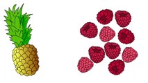 How To Draw Fruits Easily - Fresh Fruits And Vegetables Drawing