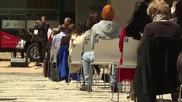 'Home again': New York Philharmonic brings music back to Lincoln Center