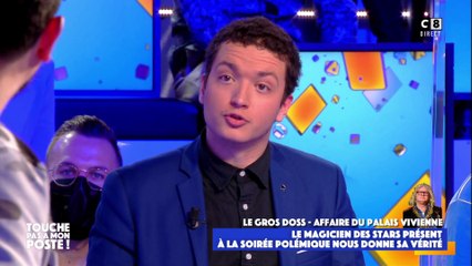 "Il n'y avait pas d'hommes politiques" : déclare Vincent, magicien à la soirée au Palais Vivienne