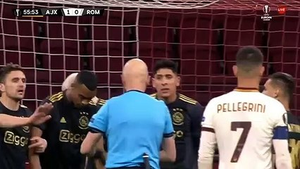 Lorenzo Pellegrini Goal - Ajax vs Roma 1-1 08/04/2021