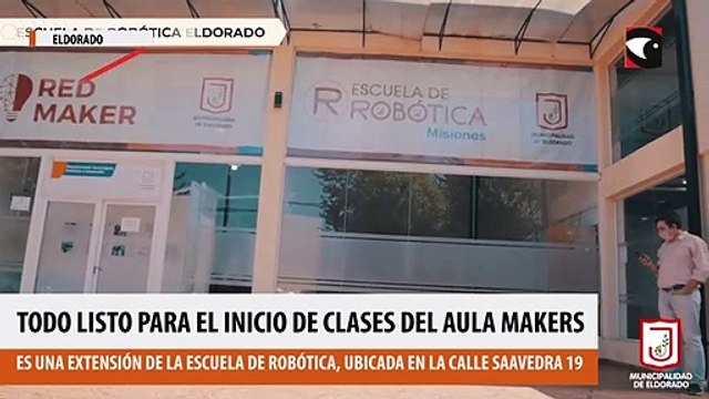 Todo listo para el inicio de clases del aula Makers de la Escuela de Robótica