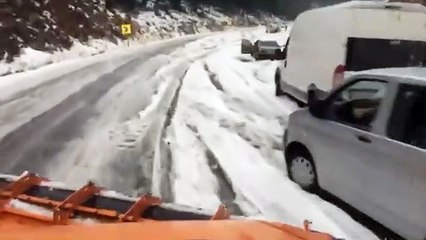 Antalya beyaza büründü