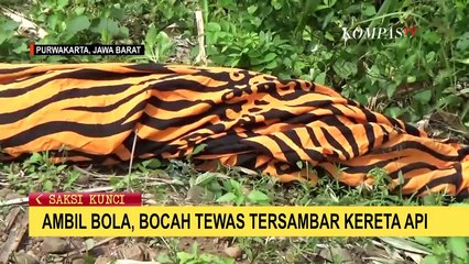 Hendak Ambil Bola, Bocah 6 Tahun Tewas Tersambar Kereta Api