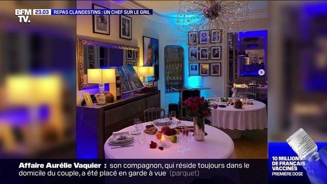 Dîners clandestins: un chef sur le gril