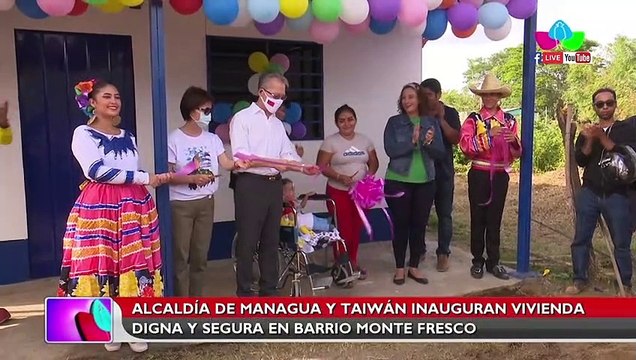 Alcaldía de Managua y Taiwán inauguran vivienda digna y segura en barrio Monte Fresco