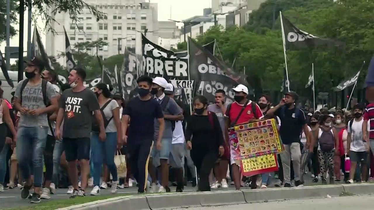 Protesto na Argentina