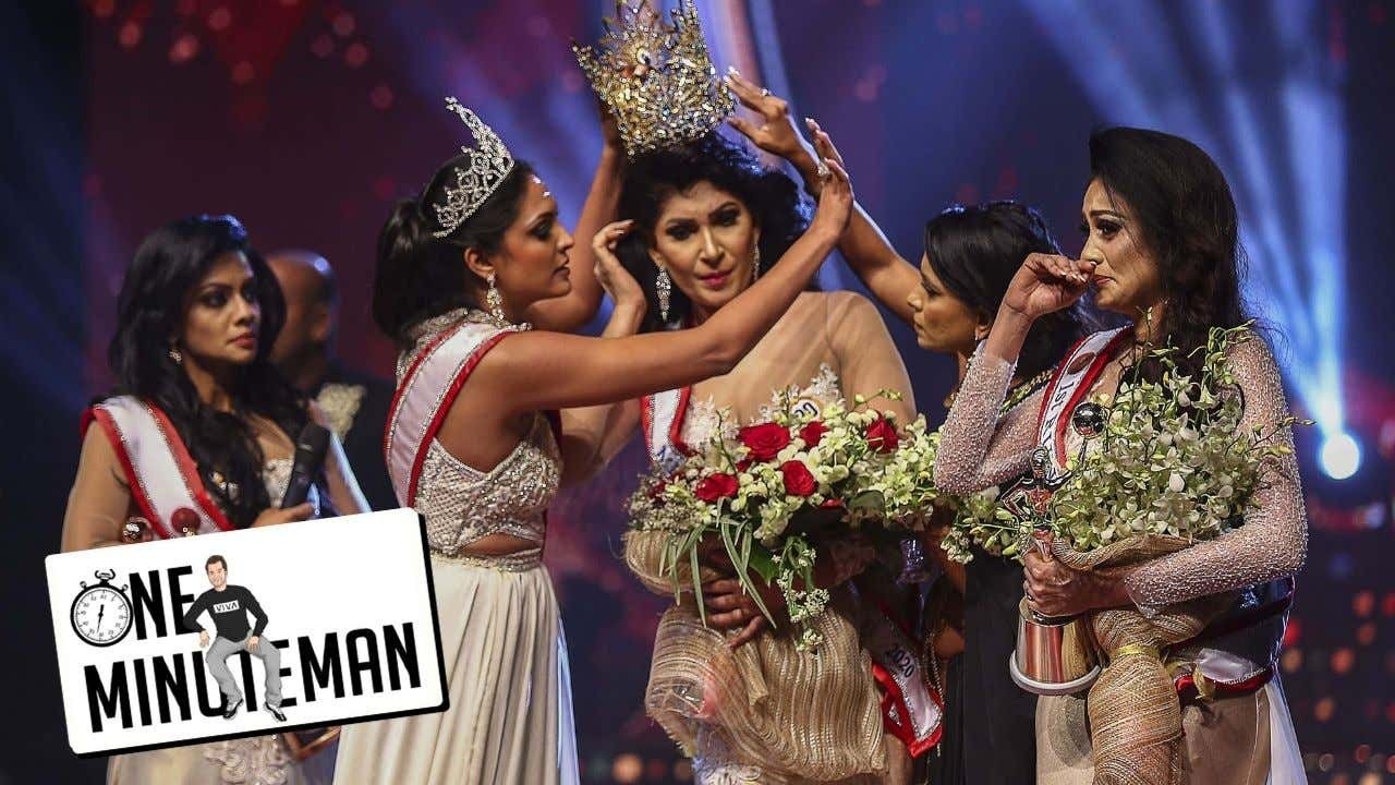 Sri Lankan Pageant Winner Has Crown Snatched Off Her Head