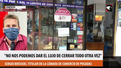 Sergio Bresiski, titular de la Cámara de Comercio de Posadas: “No nos podemos dar el lujo de cerrar todo otra vez como en 2020”
