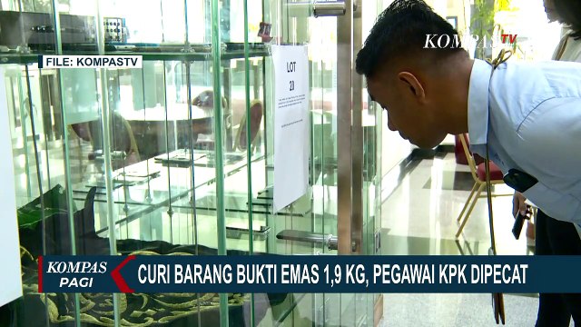 Pegawai KPK Dipecat Usai Curi Emas Batangan 1,9 Kilogram
