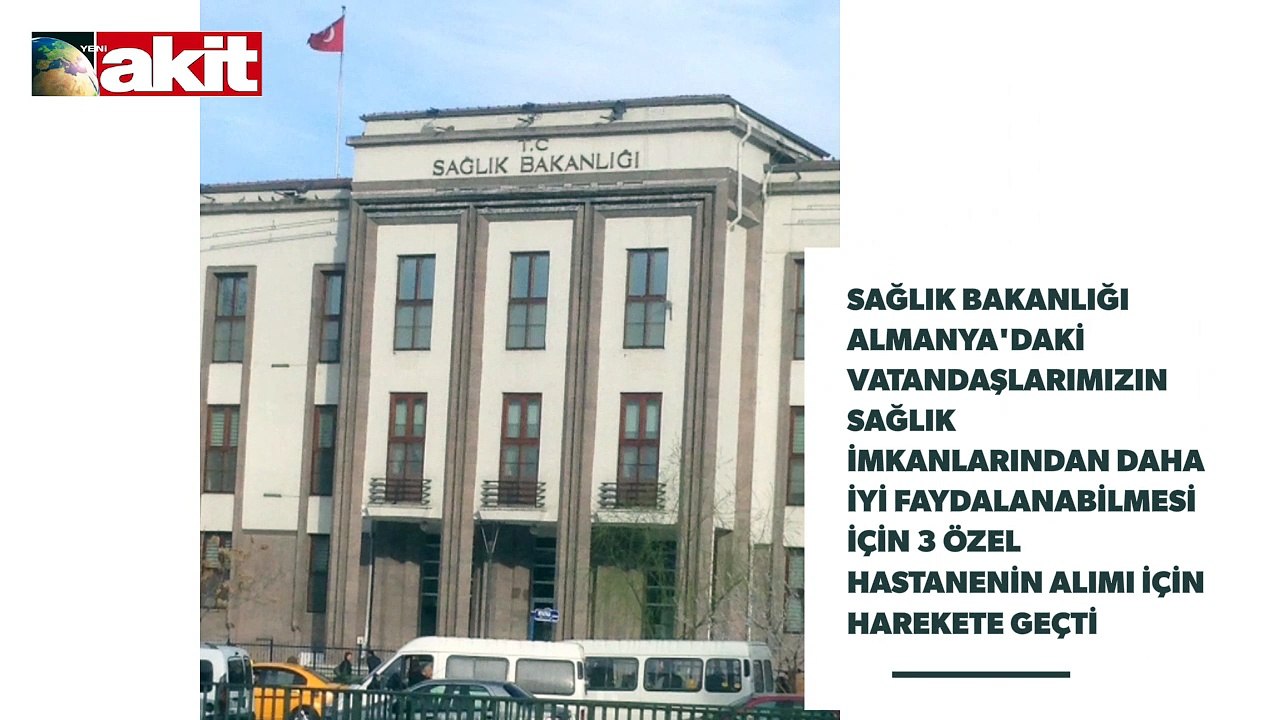 Sağlık Bakanlığı Almanya'da hastane alacak
