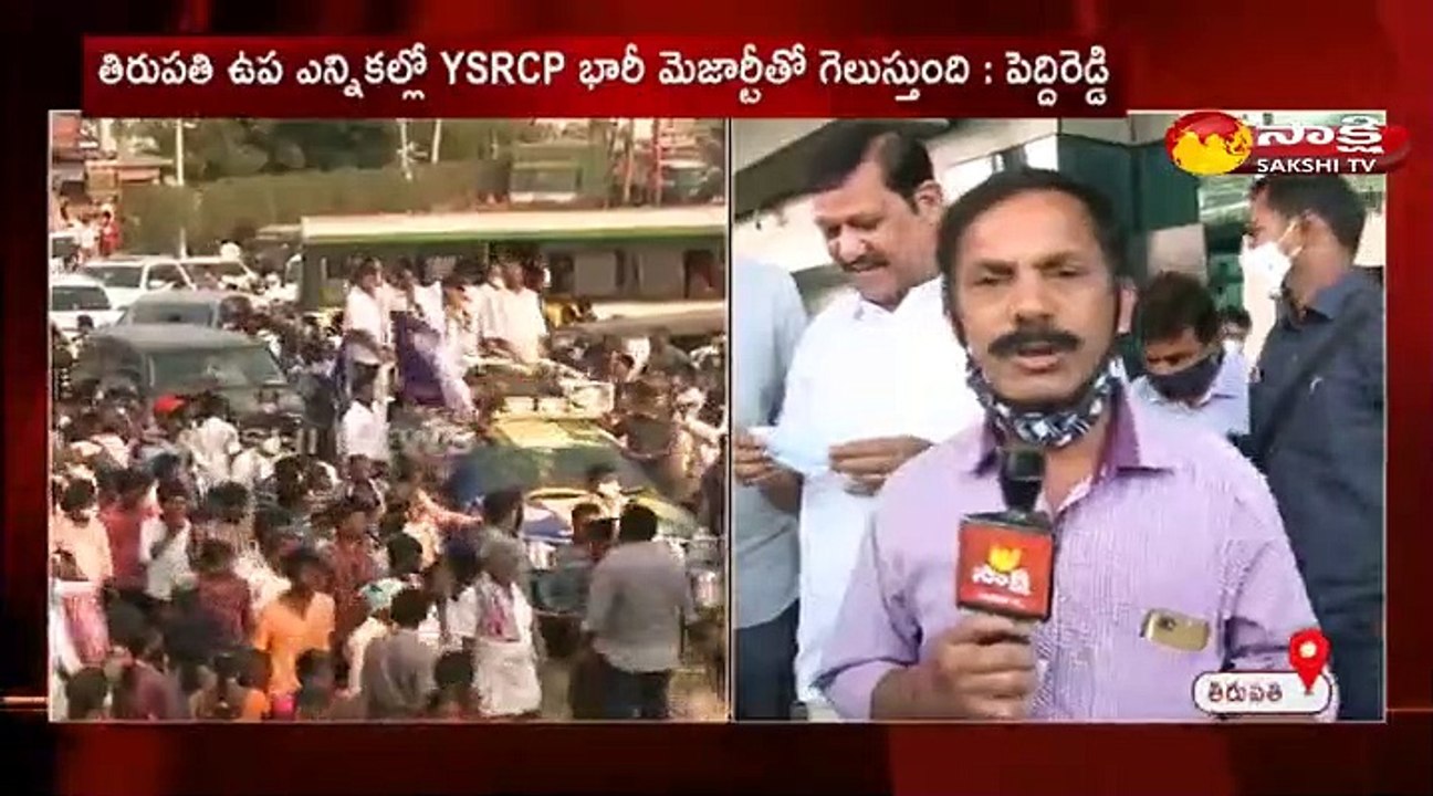 రాష్ట్రం లో చంద్రబాబు, టీడీపీకి నూకలు చెల్లాయి : పెద్దిరెడ్డి