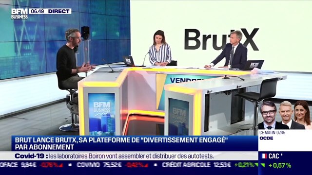 Guillaume Lacroix (Brut) : BrutX, une plateforme de divertissement engagé par abonnement - 09/04