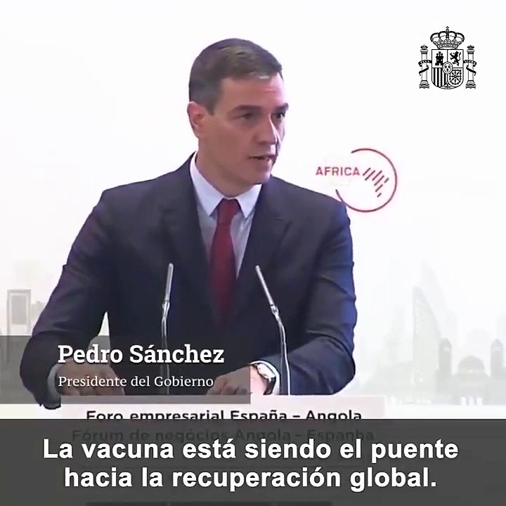 Pedro Sánchez en Angola