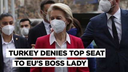 Sofagate - EU Chief Snubbed As Turkey Restricts Diplomatic High Chair To The Men