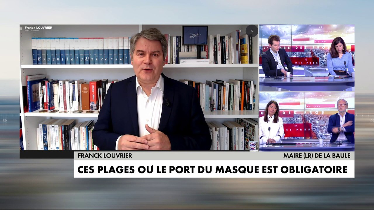 Masque obligatoire sur les plages : «Porter le masque sous la chaleur, ça va être compliqué», estime Franck Louvrier