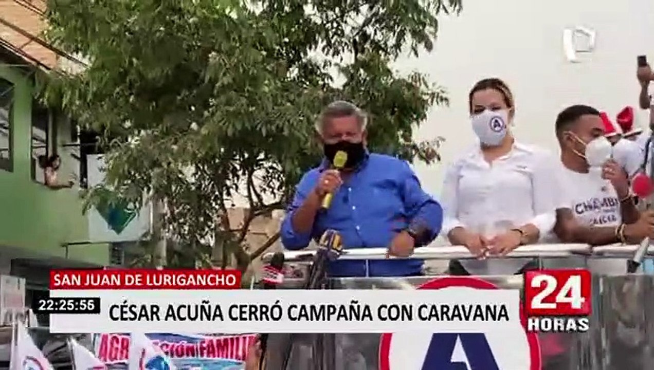 Alberto Beingolea en cierre de campaña: "No dejes que te cambien el voto, tu ya sabes por quien votar, mantente firme"